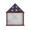 Flash Furniture Quincy Flag and Certificate Display Case, Solid Pine Wood Flag Shadow Box, Mahogany Finish HMHD-22M142Y-MHG-GG - alternate 8